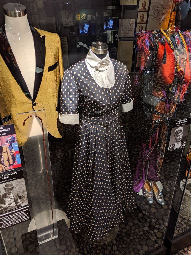 This polka dot dress worn by Lucille Ball on 