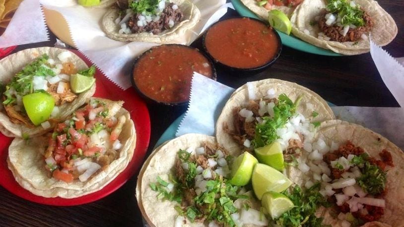 The salsa at Taqueria Mixteca, 1609 E. Third St., Dayton, has just the right amount of heat. (Staff photo by Amelia Robinson)