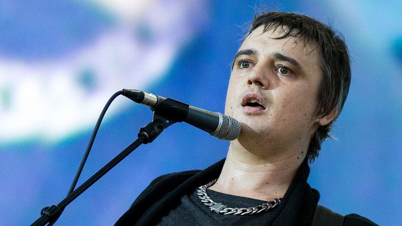 FILE PHOTO: Pete Doherty of The Libertines performs on stage at British Summer Time Festival at Hyde Park on July 5, 2014 in London, United Kingdom. Doherty had to be treated after a hedgehog quill got stuck in his finger.