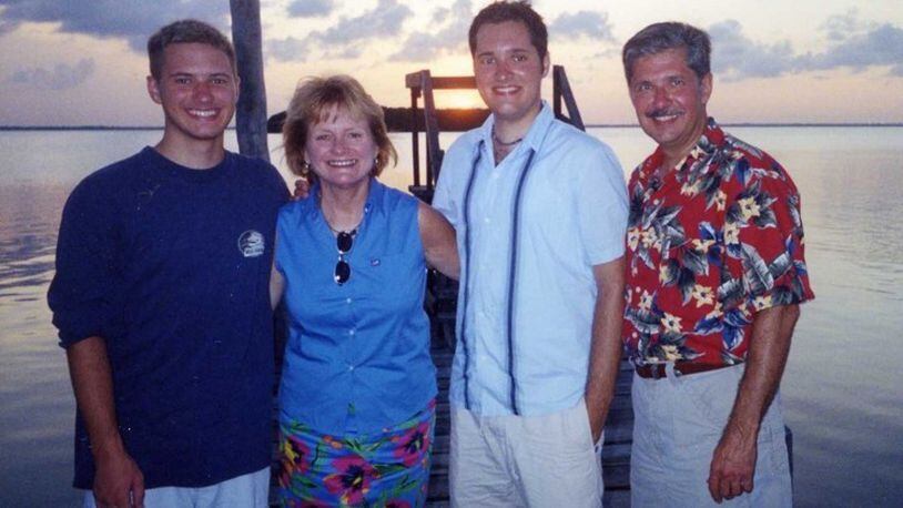 From left, Kevin, Tricia, Thomas and Kent Whitaker appear in this undated family photo. Thomas Whitaker was sentenced to die for setting up an ambush that killed his brother Kevin and mother Tricia and severely injured his father, Kent. (Photo: Austin American-Statesman)