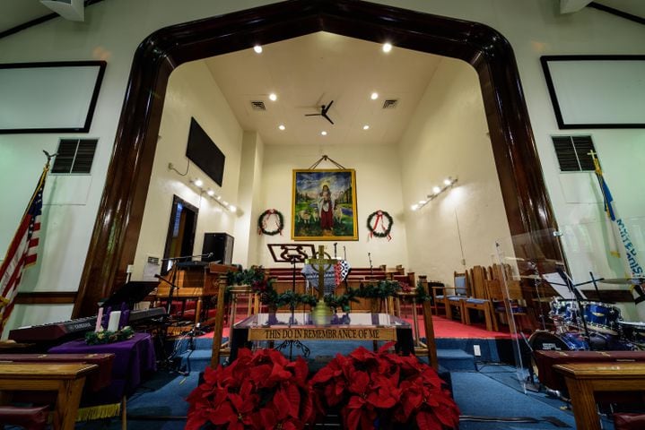 PHOTOS: A look inside McKinley United Methodist Church decorated for Christmas