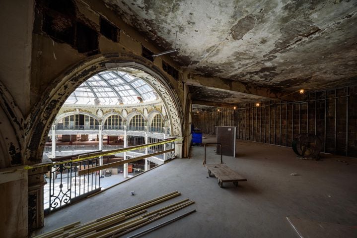 PHOTOS: Peek inside the Dayton Arcade under construction