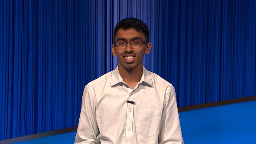 Hari Parameswaran, a 2019 Beavercreek High School graduate, is competing on "Jeopardy!" as part of the "Second Chance" tournament. CONTRIBUTED
