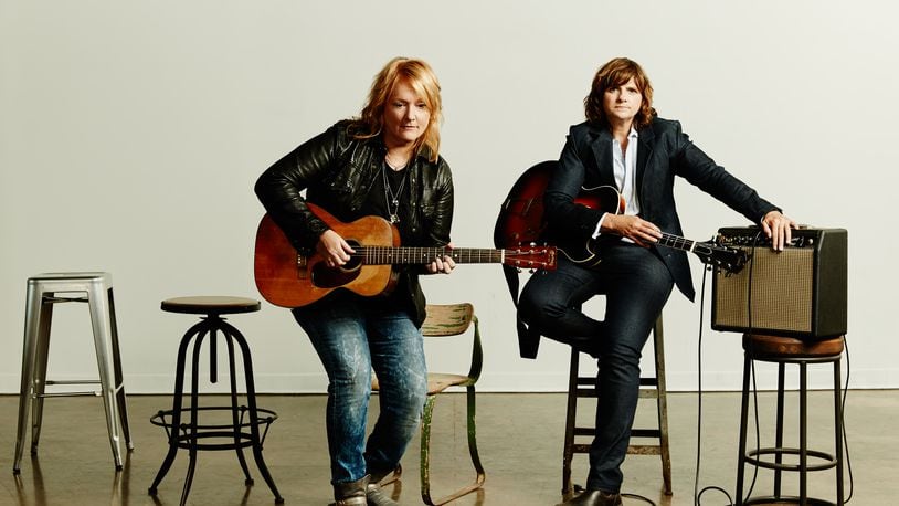 Grammy- winning duo Amy Ray and Emily Saliers, also known as the Indigo Girls, will perform in Dayton on March 3 at the historic Victoria Theatre. CONTRIBUTED