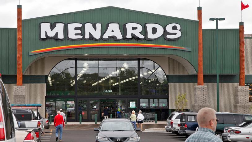 The Menards store in Miami Twp. opened on Tuesday, Sept. 18, 2012. The parking lot was packed and the store was busy. TY GREENLEES/STAFF