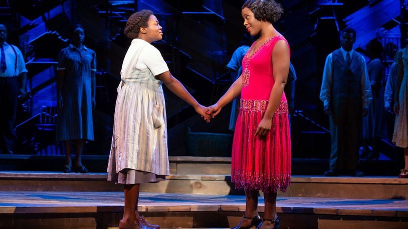 Victoria Theatre Association’s Projects Unlimited Star Attraction Series presents “The Color Purple,” the award-winning musical based on Alice Walker’s Pulitzer Prize-winning novel from 1982, at the Schuster Center in Dayton on Friday and Saturday, Feb. 14 and 15. CONTRIBUTED