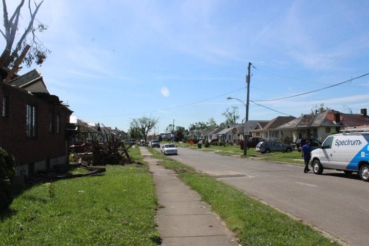 PHOTOS: Troy Street in Dayton two weeks after the Memorial Day tornadoes