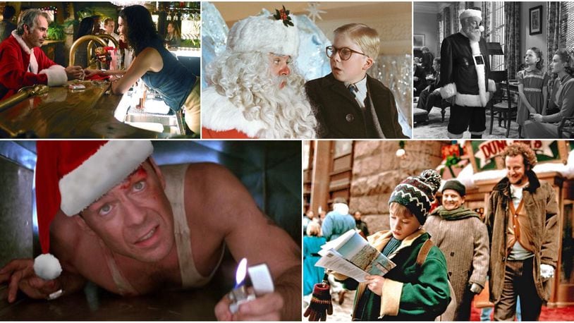 The Plaza Theatre in Miamsburg is featuring a list of holiday movies that includes "Bad Santa," "A Christmas Story," "Miracle on 34th Street," "Die Hard" and "Home Alone."