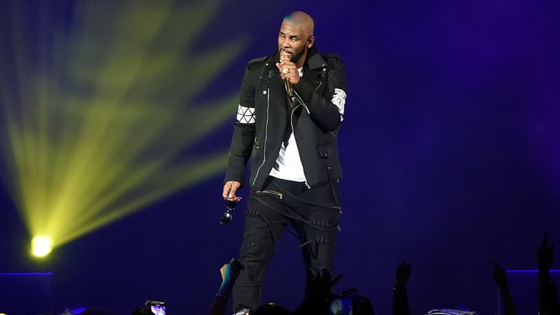 CHICAGO, IL - MAY 07:  R. Kelly performs during The Buffet Tour at Allstate Arena on May 7, 2016 in Chicago, Illinois.  (Photo by Daniel Boczarski/Getty Images)