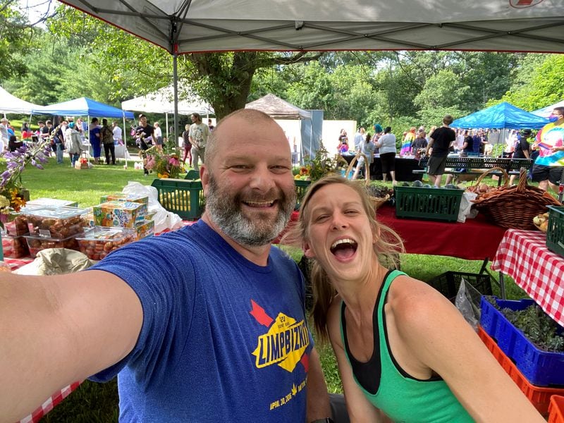 Jen Burns and Chuck Terry of Trotwood founded Access to Excess in 2019 to collect fruits and vegetables that might be wasted and provide it to people with little or no access to healthy options. CONTRIBUTED PHOTO