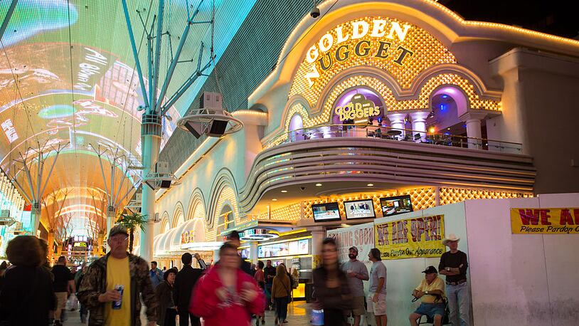 The Golden Nugget casino in Las Vegas
