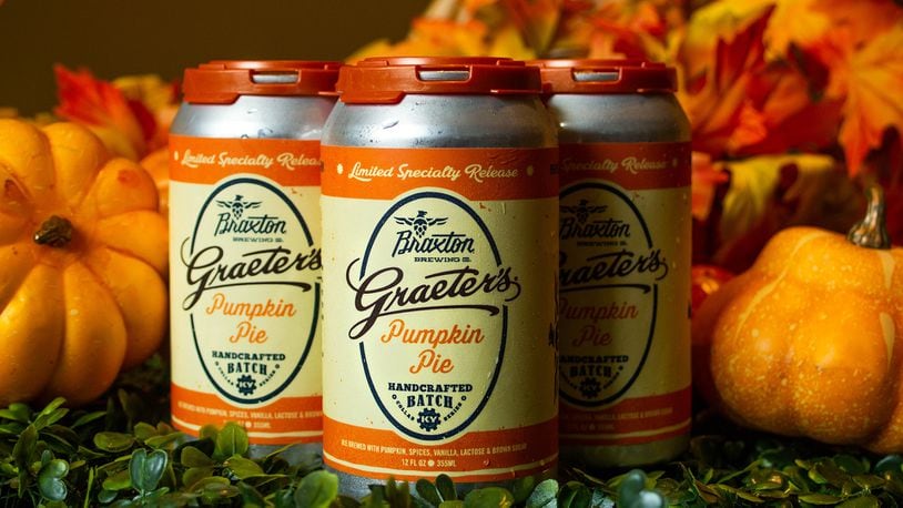 Braxton Brewing Co. and Graeter’s Ice Cream teamed up to create the seasonal Pumpkin Pie Ale.