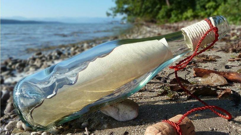 A Texas man made a fascinating discovery when he found a message in a bottle on a Galveston-area beach.