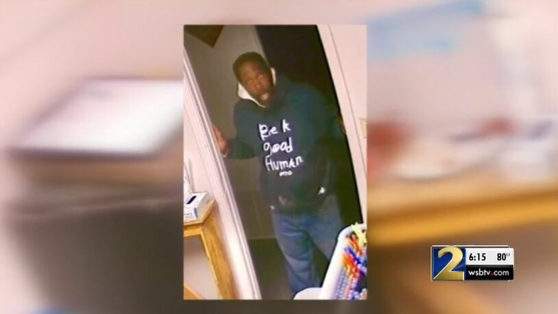 Authorities are looking for a man (pictured) they say stole more than $100,000 worth of jewelry from a business in Chamblee, Georgia, while wearing a sweatshirt that said, “Be A Good Human.”