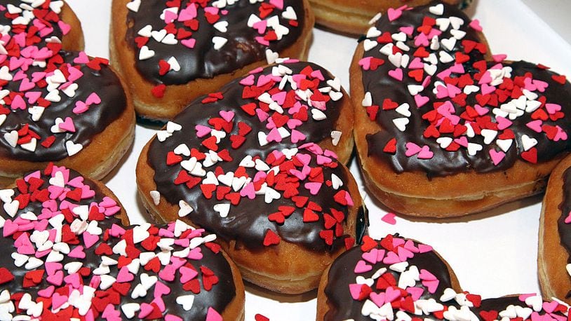 ENCINO, CA - FEBRUARY 12:  A general view of the atmosphere during the Valentine's Day With Dunkin' Donuts Heart-Shaped Donuts held at Dunkin Donuts on February 12, 2016 in Encino, California.  (Photo by Tommaso Boddi/Getty Images for Dunkin' Donuts)