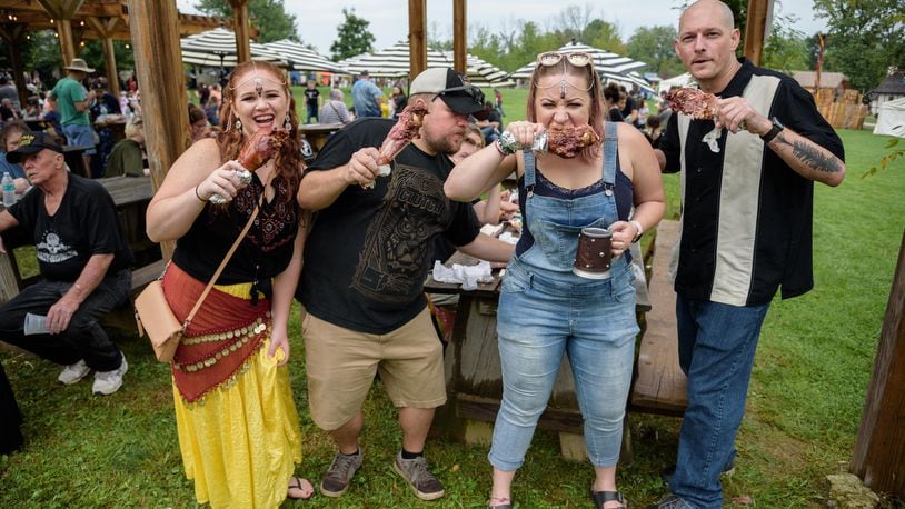 The Ohio Renaissance Festival opened for its 30th year over Labor Day weekend and organizers expect hundreds of thousands of guests to flow to the grounds Saturdays, Sundays, for nine weekends until Oct. 27. TOM GILLIAM / CONTRIBUTING PHOTOGRAPHER