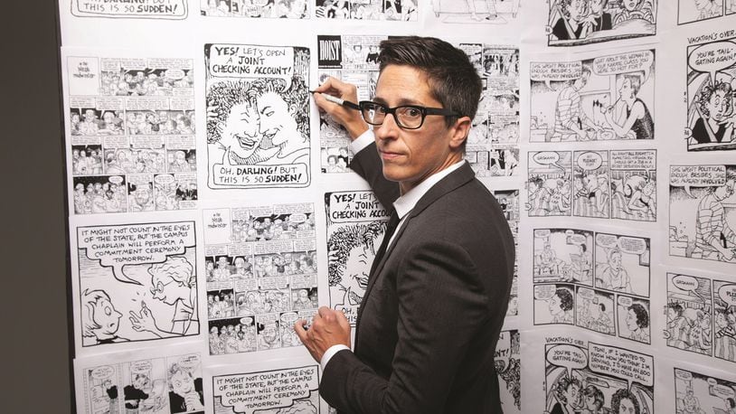 Alison Bechdel appears in "No Straight Lines: The Rise of Queer Comics." CONTRIBUTED