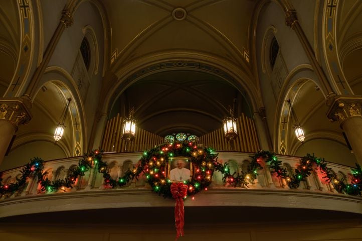 St. Mary Catholic Church Christmas decorations
