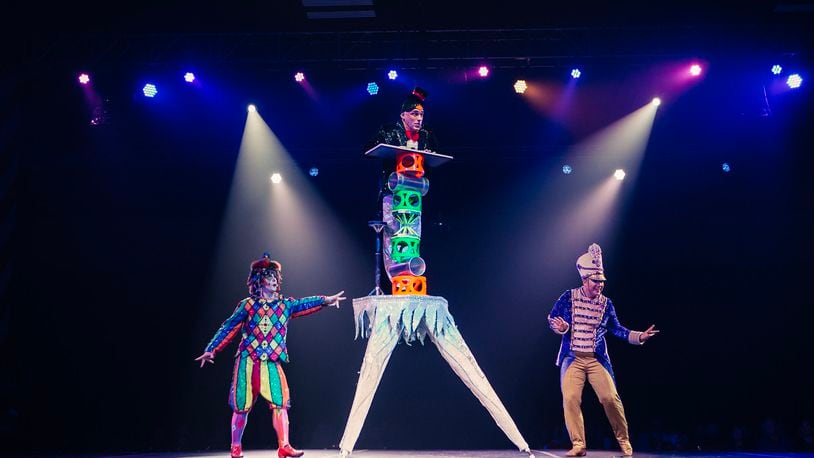 "Cirque Dreams Holidaze," which New York Daily News called a "delicious confection of charm, sparkle and talent by the sleigh load,” will be presented Dec. 20-26 at Victoria Theatre in Dayton.