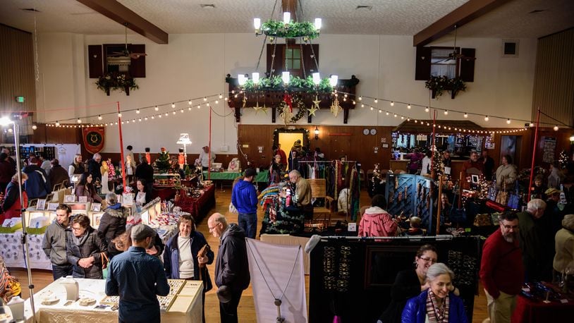 The Christkindlmarkt is an annual German Bazaar hosted by the Dayton Liederkranz-Turner German Club in downtown Dayton. This year’s bazaar was a two-day event held at the Liederkranz building, 1400 E. Fifth St., on Saturday, Dec. 8 and Sunday, Dec. 9. TOM GILLIAM / CONTRIBUTING PHOTOGRAPHER