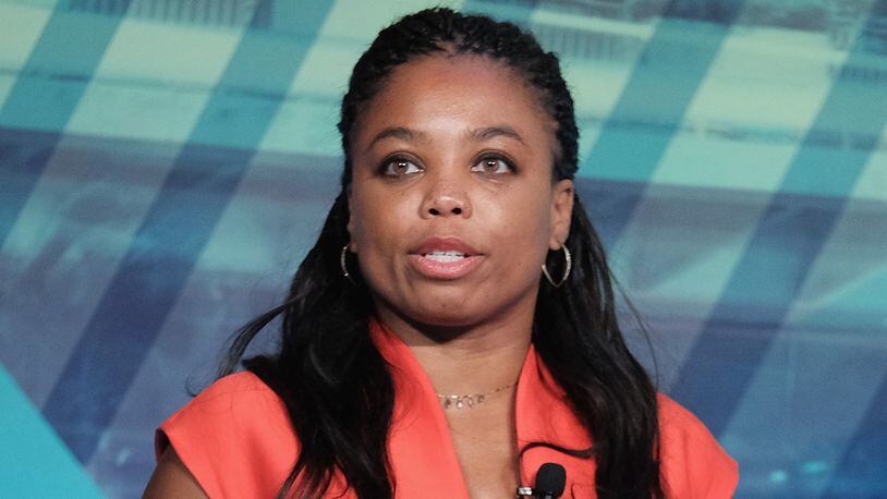 NEW YORK, NY - SEPTEMBER 29: Jemele Hill (2016 Photo by D Dipasupil/Getty Images for Advertising Week New York)