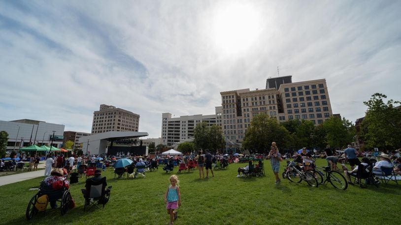 The Dayton Funk Festival, a free event that followed in the tradition of Dayton’s  jazz, blues, and reggae festivals, took place from 1 p.m. to 9 p.m. Sunday, Aug. 11, at Levitt Pavilion in downtown Dayton. TOM GILLIAM / CONTRIBUTING PHOTOGRAPHER