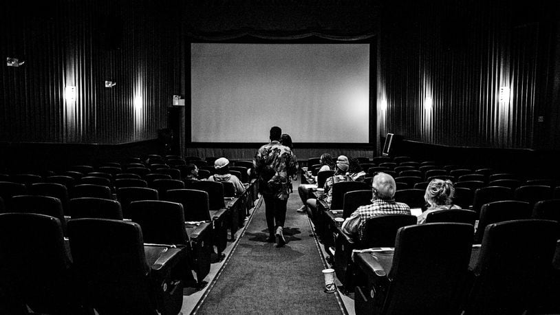 Participants gather into The Neon for Scripted in Black's first movie night last year in July. PHOTO BY SEAN KOREY