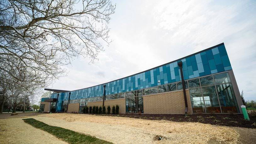 A grand opening for the new Wilmington-Stroop branch of the Dayton Metro Library, set for Saturday, June 1, will give the public an opportunity to get a first look at the state-of-the-art facility.  TOM GILLIAM/ CONTRIBUTED