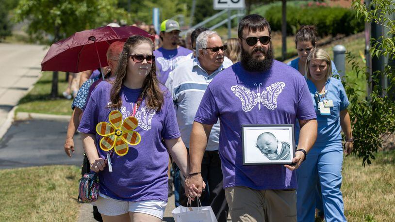 It’s a heart void never filled but joining with other families - and their supporters - who lost babies to early deaths helps lift spirits and raise money for a Middletown medical center program helping current and future parents cope with profound loss.  On Saturday the Atrium Medical Center will host its 25th anniversary version of the   HEAL (Help Endure A Loss) event and fund-raising walk designed to publicly bolster the family assistance program first created at the former Middletown Regional Hospital a quarter of a century ago. (Provided Photo\Journal-News)