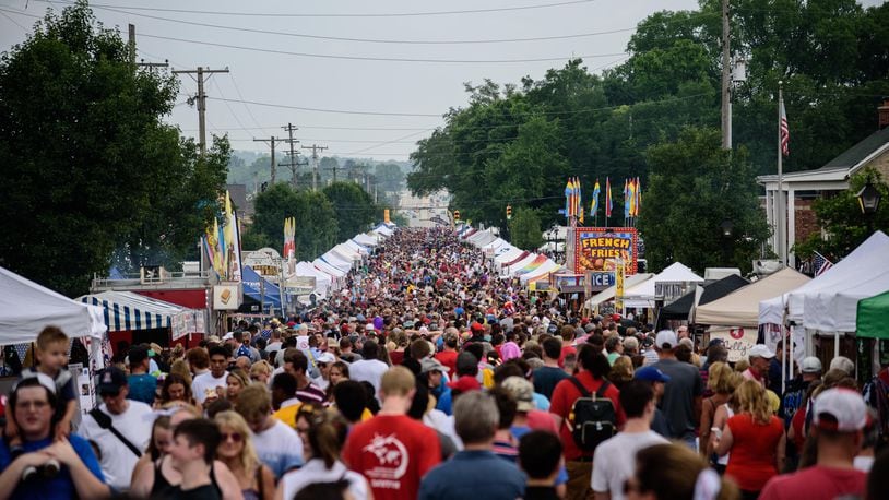 The Americana Festival usually attracts tens of thousands of people. However, it is not known what attendance restrictions may be in place for this year’s event, planned for July 5. FILE