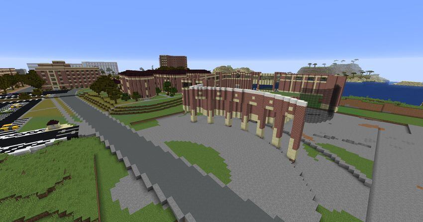 PHOTOS: Take a tour of the University of Dayton campus in Minecraft