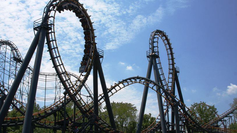 The Vortex roller coaster at Kings Island celebrates its 30th anniversary this week. Riders are rocketed through 3,800 feet of track at speeds exceeding 55 miles per hour through two vertical loops, one corkscrew, one boomerang turn, and a 360-degree helix. All in all, riders turn head-over-heels a grand total of six times. SUBMITTED