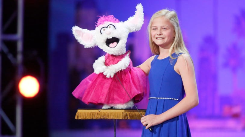 Darci Lynne auditions for "America's Got Talent" at  Pasadena Civic Auditorium.