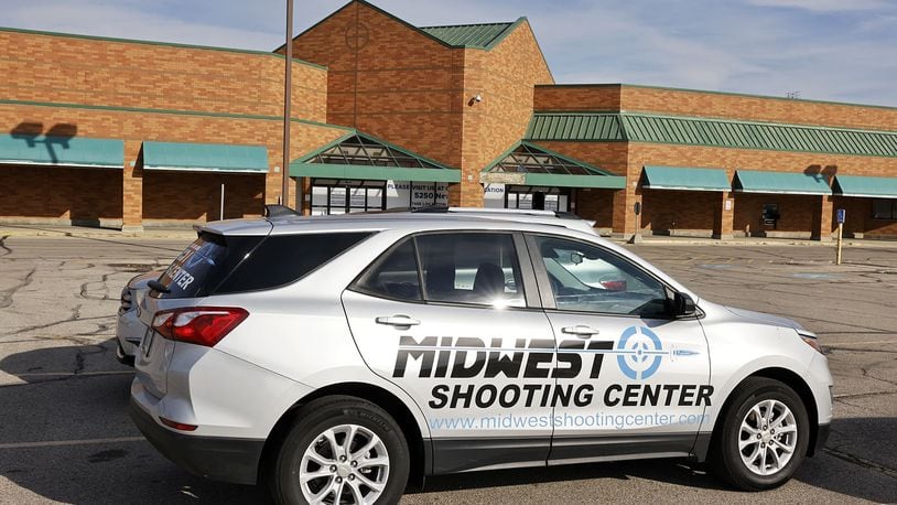 A former Kroger store in Liberty Twp. is being converted into an indoor shooting range and retail outlet. The Midwest Shooting Center will feature 20 indoor shooting lanes and $1.2 million in firearms and related products, according to company officials. Located at 5420 Liberty Fairfield Road, the former Kroger building, just north of the Route 4 intersection, is now undergoing the interior renovation work for an opening in spring 2023. (Photo by Nick Graham\Journal-News)