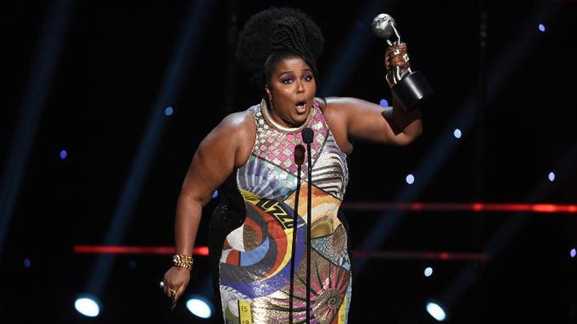 Lizzo wins the award for entertainer of the year at the 51st NAACP Image Awards at the Pasadena Civic Auditorium on Saturday, Feb. 22, 2020, in Pasadena, Calif.