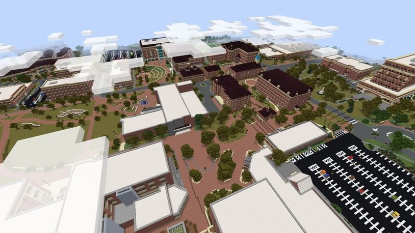 University of Dayton graduates Jared Schroeder and Matthew Cusumano recreated their alma mater using Minecraft.