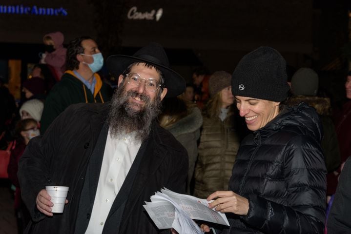 PHOTOS: Chabad of Greater Dayton’s Grand Menorah Lighting at The Greene