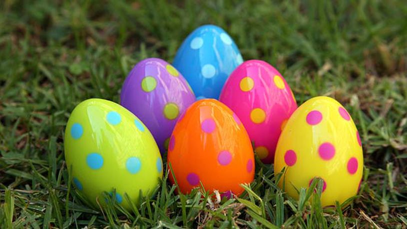 How fast can children make 10,000 eggs disappear? Fairborn organizers say it takes about two minutes for their prize and candy-filled eggs to be collected.