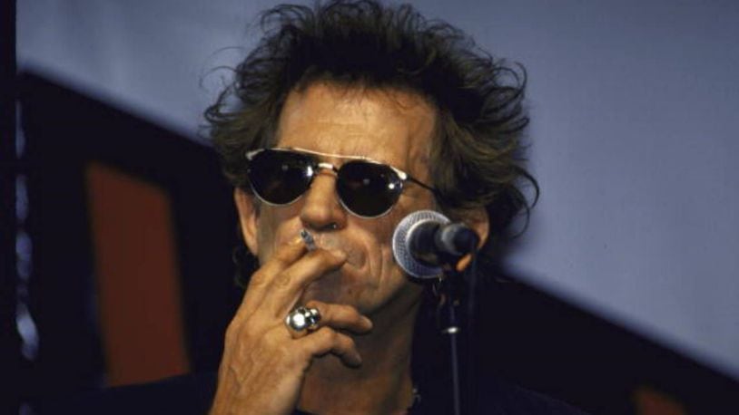 Keith Richards said he is finally breaking his habit of smoking, and has not had a cigarette since October.