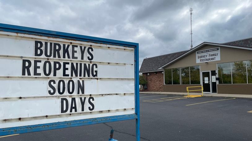 Burkey Family Restaurant is reopening under new ownership at 670 Shiloh Springs Road in Harrison Township. NATALIE JONES/STAFF