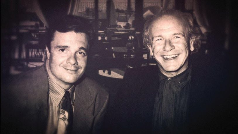 A documentary about the playwright Terrence McNally will be included in this year’s LGBT Film Festival. Pictured are McNally (left) with actor Nathan Lane. CONTRIBUTED
