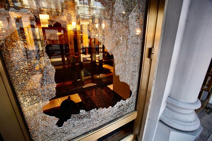PHOTOS: Damage in the aftermath of Saturday protests in Dayton