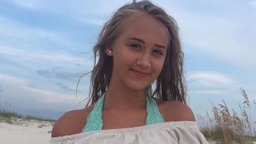 This picture of Taylor Patterson was taken at a Florida beach in the end of September when she was 14 years old. (Photo courtesy of Jennifer Bales)