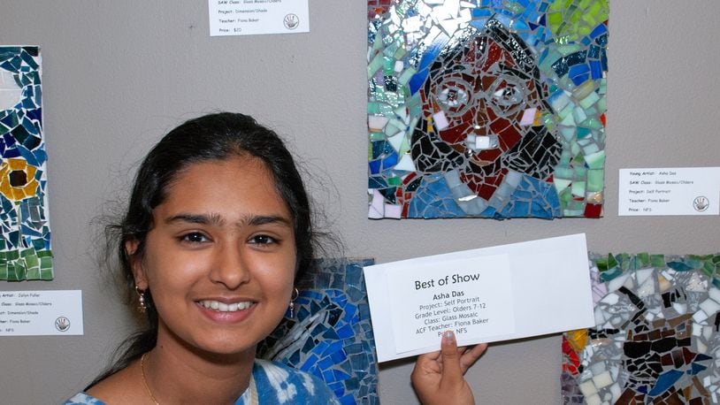 Asha Das, a freshman at Monroe High School, was a two-time winner, capturing Best of Show and first place in Nature of Art. SUBMITTED PHOTO