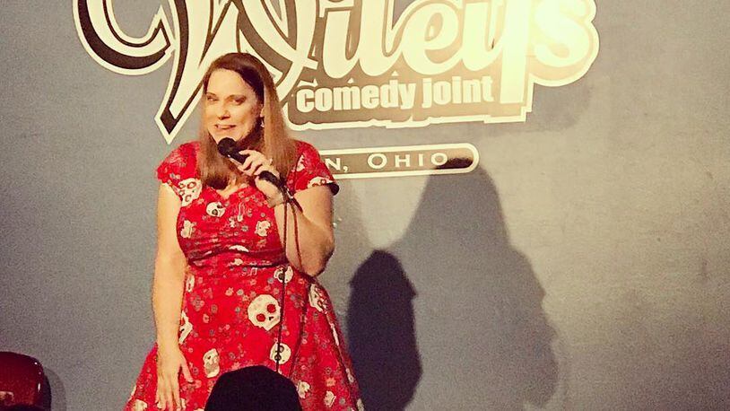 Amy Dolph, seen here performing at Wiley's Comedy Club, will host the second annual LaughFest in Troy on Nov. 4. CONTRIBUTED