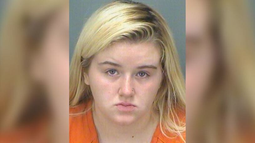 Anastasia Lantier was arrested after she allegedly threw hot coffee at a Florida Burger King employee.
