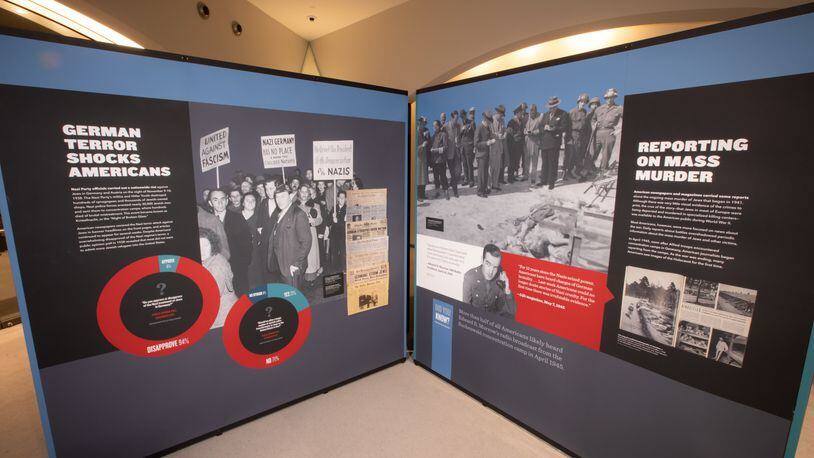 The “Americans and the Holocaust” traveling exhibit from the U.S. Holocaust Memorial Museum will be at the Dayton Metro Library through June 21. CONTRIBUTED