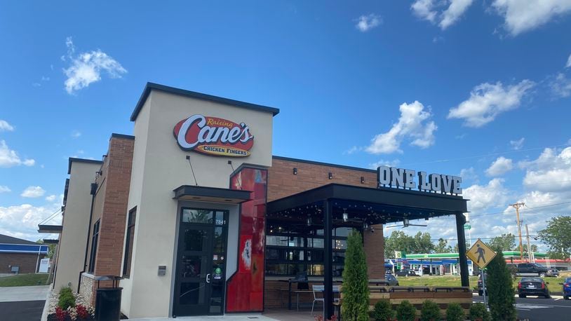 Raising Cane's in Huber Heights is set to open its doors to customers on Monday, July 13, with meals and deals available via the drive-thru only starting at 10 a.m.