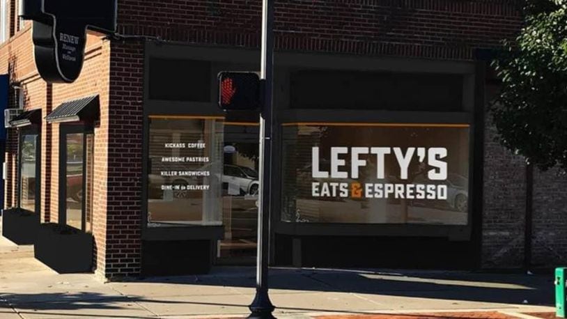 Courthouse Coffee in downtown Xenia to morph into Greene County's second Lefty's Eats & Espresso next month. CONTRIBUTED