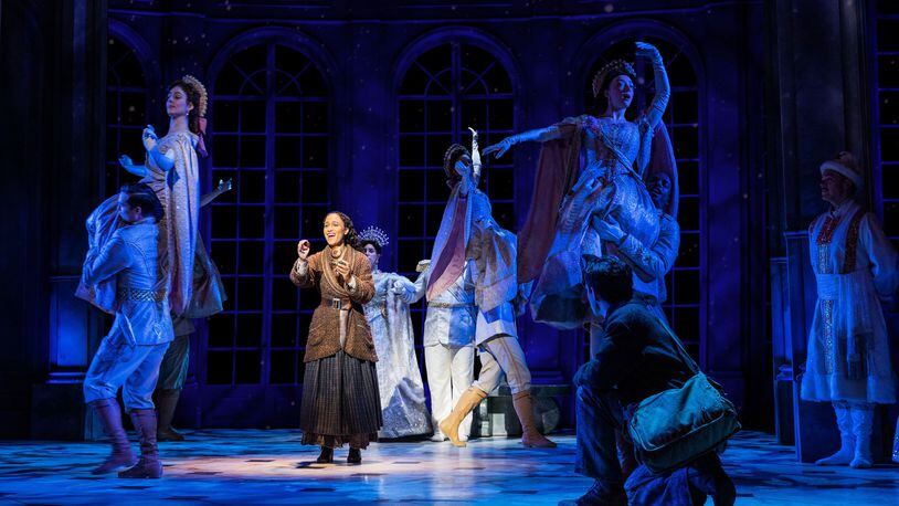 Veronica Stern portrays Anya in the North American Tour of "Anastasia" opening at the Schuster Center in Dayton Tuesday. EVAN ZIMMERMAN FOR MURPHY MADE/COURTESY PHOTO